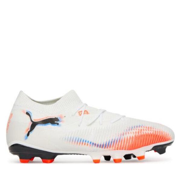 PUMA FUTURE 8 MATCH FG/AG - BIANCO/ARANCIO - 108593-01