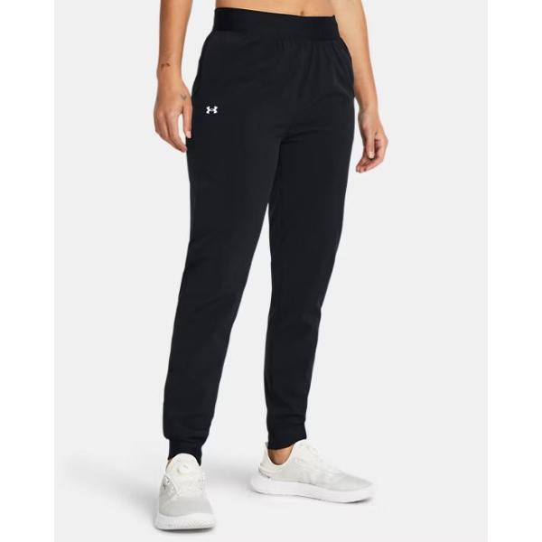 UNDER ARMOUR RIVAL PANTALONE WOVEN  - NERO - 1382727-001