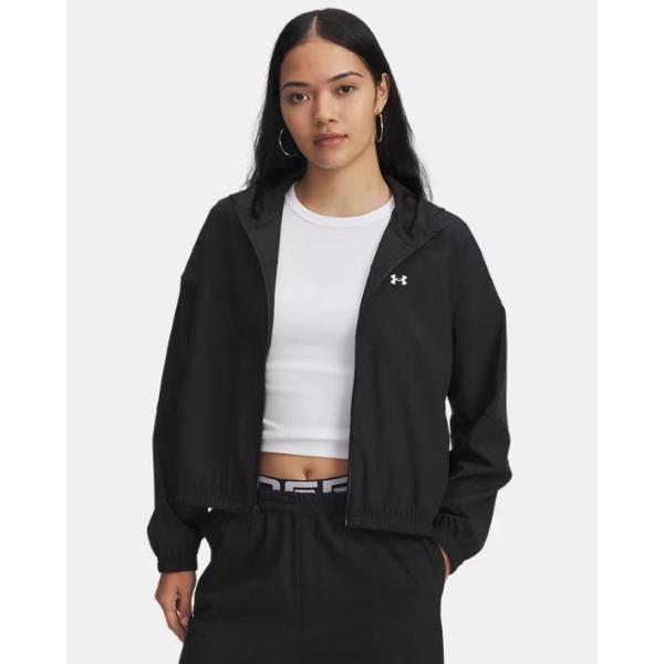UNDER ARMOUR RIVAL GIACCA WOVEN - NERO - 6004849-005