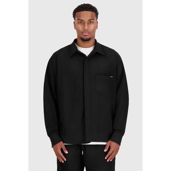 DON'T WASTE CULTURE CAMICIA TAKINOMA - NERO - 131843-BLK
