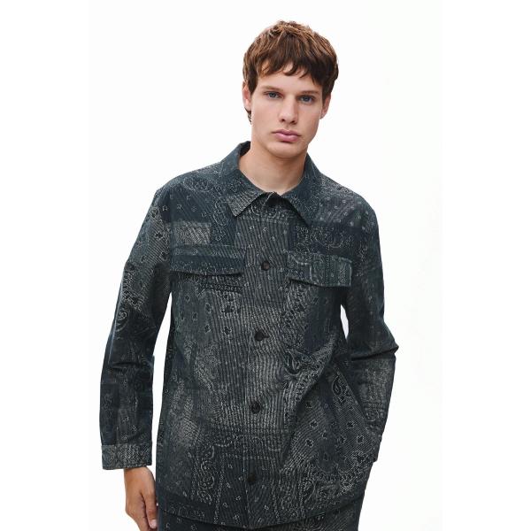 WHITESAND OVER SHIRT - FANTASIA DAMASCATA - 25WSU25-294-34