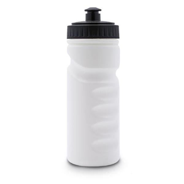 SILICON BORRACCIA TERMICA 500ML HDPE, BPA FREE - BIANCO/NERO - S26253-N