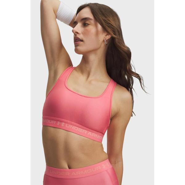 UNDER ARMOUR REGGISENO SPORTIVO CROSSBACK MID - CORALLO - 1361034-601