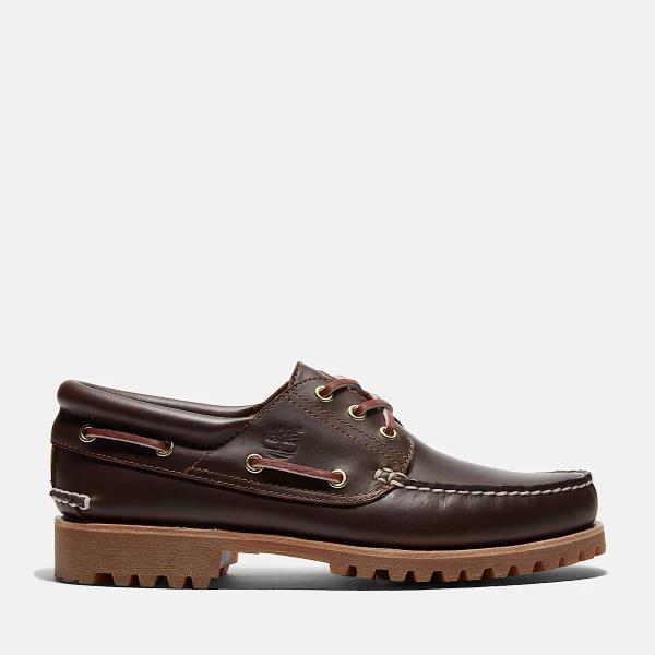 TIMBERLAND AUTH 3-EYE LUG HANDSEWN - MARRONE - TB030003214