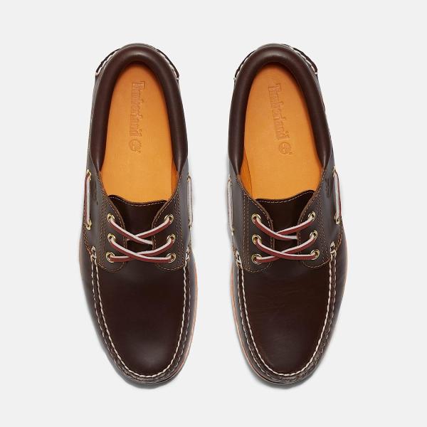 TIMBERLAND AUTH 3-EYE LUG HANDSEWN - MARRONE - TB030003214
