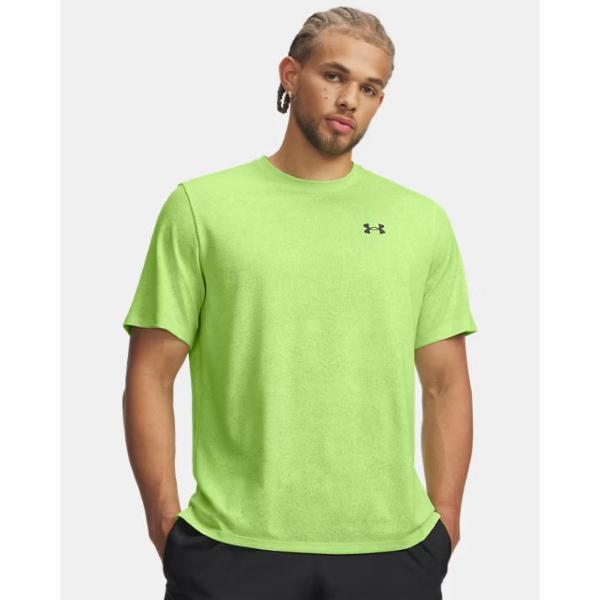 UNDER ARMOUR MAGLIA TECH PIXELATE - VERDE FLUO - 6005920-391