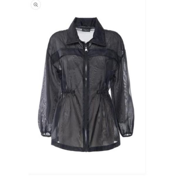 NENETTE GIACCA ZIP C/ SCRITTA - NERO - 41BB-BIKO