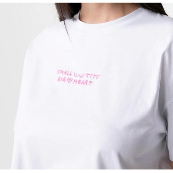 SUPERCULTURE T SHIRT SMALL TITS - BIANCO- AW2039-BCO