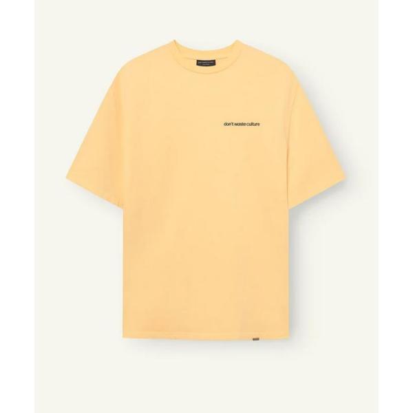 DON'T WASTE CULTURE  T-SHIRT CLEO - GIALLO - D11.1489-GLL