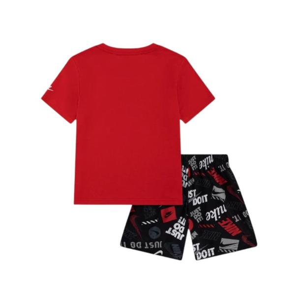 NIKE NSW ITS  SET INFANT - ROSSO/NERO - 66N945-023