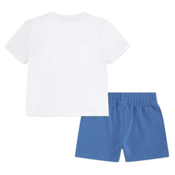 NIKE NSW FUTURA SET INFANT  - BIANCO/AZZURRO - 66N922-B4T