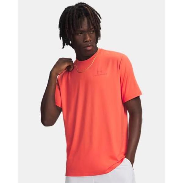 UNDER ARMOUR MAGLIA M/C LOGO -ARANCIO - 1383973-690