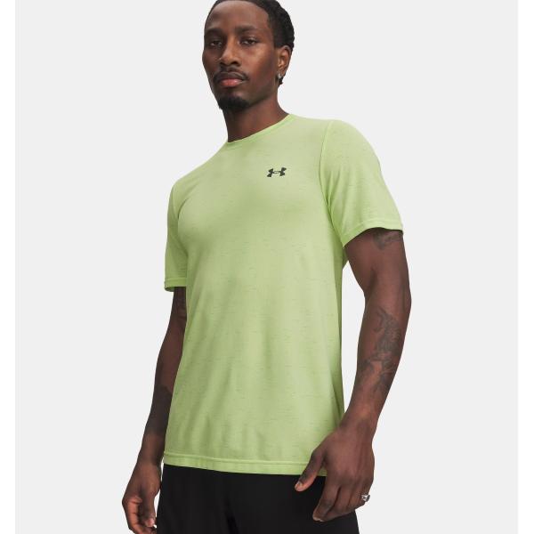 UNDER ARMOUR MAGLIA VANISH SEAMLESS - VERDE/FLUO -6010603-712