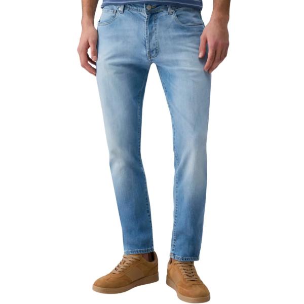 LIU JO JEANS FRED TAPERED  - DENIM CHIARO - QXX050D4952-77025