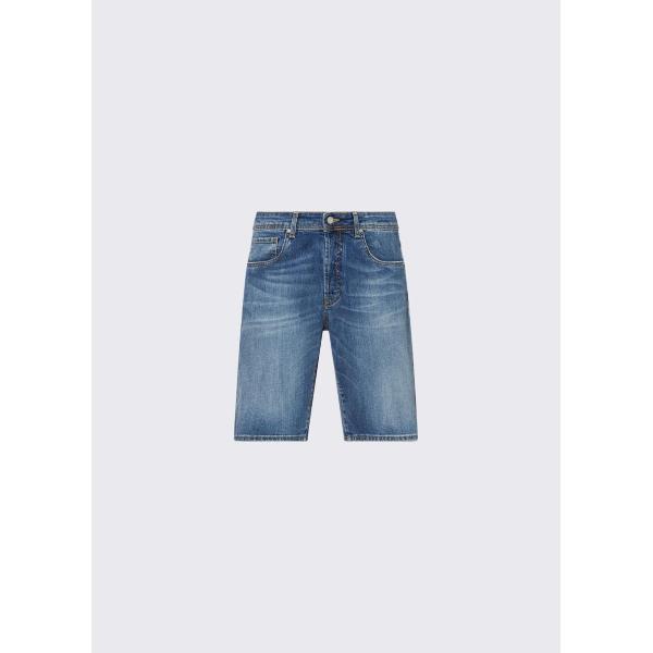 LIU JO BERMUDA JEANS BRUCE - DENIM BLU - QXX097D4952-77486