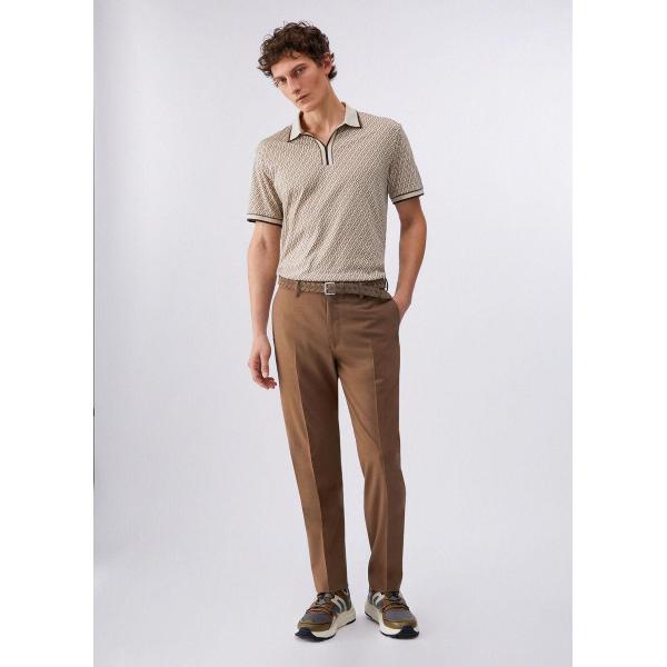 LIU JO PANTALONE WOOL - ZENZERO - QA6061T219A-81112