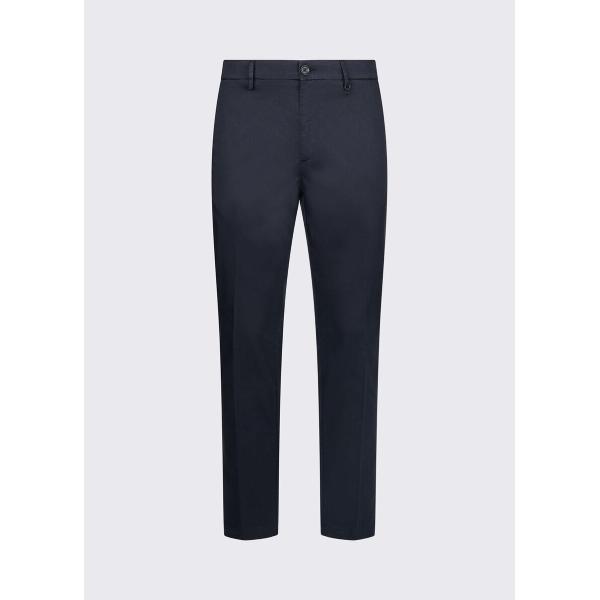 LIU JO CHINO LIONE RASO  - BLU  - QXX086T43086-94013