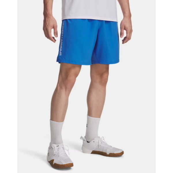 UNDER ARMOUR BERMUDA WORDMARK - AZZURRO - 1383356-402