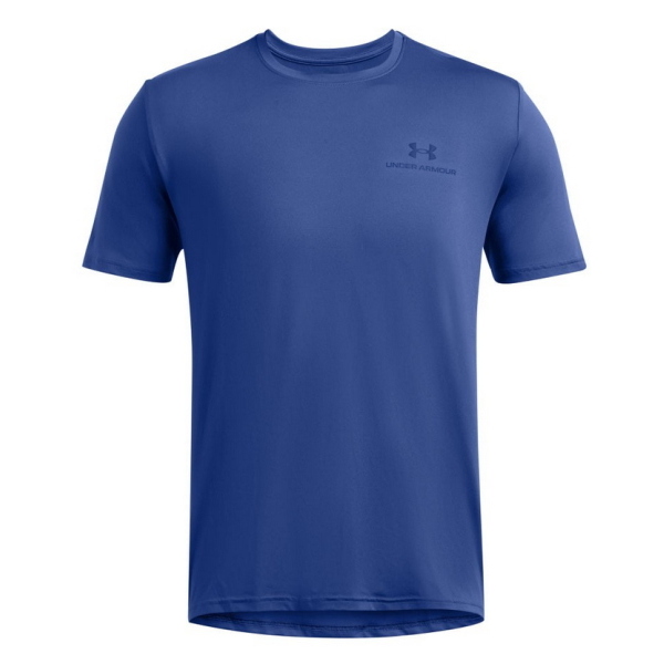UNDER ARMOUR MAGLIA M/C LOGO - AZZURRO - 1383973-432