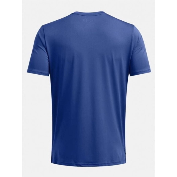 UNDER ARMOUR MAGLIA M/C LOGO - AZZURRO - 1383973-432