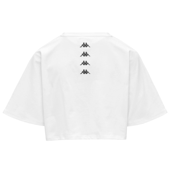 KAPPA  T-SHIRT ICROPA - BIANCO - 352419W-001