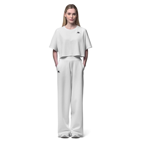 KAPPA  T-SHIRT ICROPA - BIANCO - 352419W-001