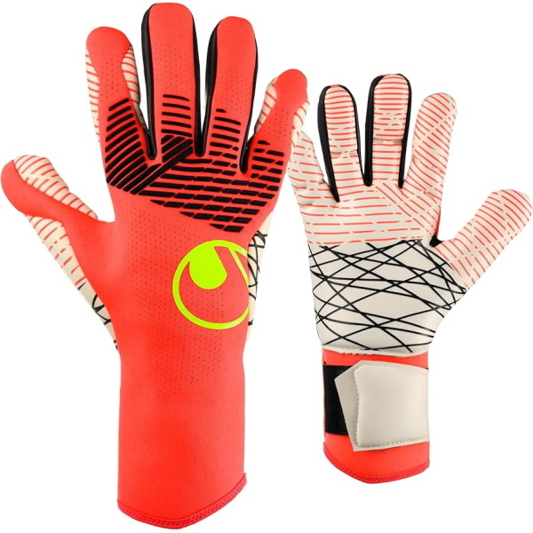 UHLSPORT GUANTO FANGMASHINE   ULTRAGRIP ZNE HN  - ROSSO/NERO/GIALLO - 101140801