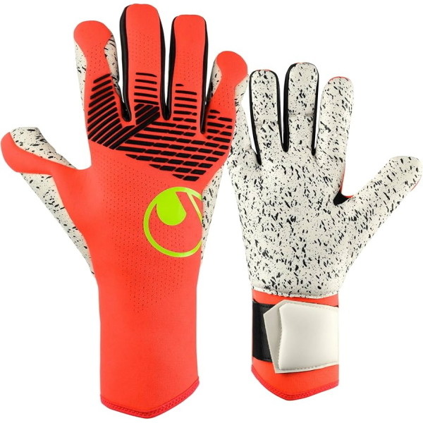 UHLSPORT GUANTO FAGMSHINE  SUPERGRIP +  HN  - ROSSO/NERO/GIALLO  - 101141101