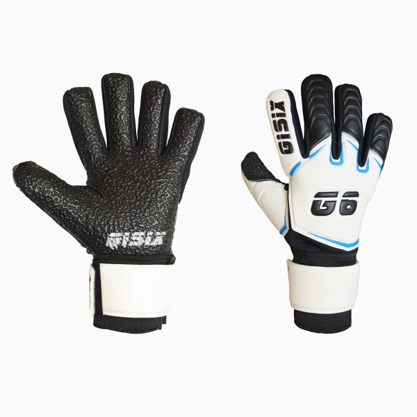 GISIX  GUANTO PORTIERE EFFECT 26 HG -BIANCO/NERO/AZZURRO-G172
