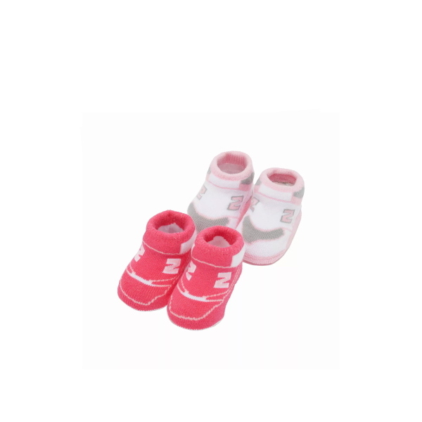 NEW BALANCE JR 2PACK CALZINI - ROSA/BIANCO - LAKB0104-ROSA