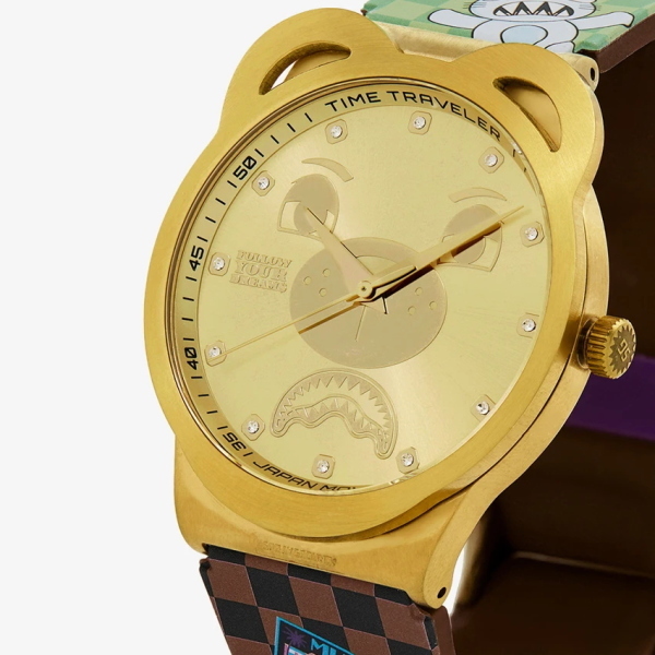SPRAYGROUND OROLOGIO GLOBAL MOGUL - ORO - 910Z760NSZ