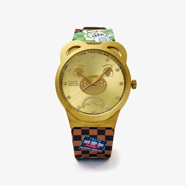 SPRAYGROUND OROLOGIO GLOBAL MOGUL - ORO - 910Z760NSZ