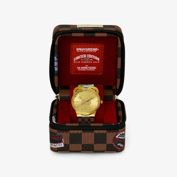 SPRAYGROUND OROLOGIO GLOBAL MOGUL - ORO - 910Z760NSZ