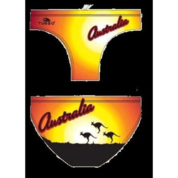 TURBO COSTUME PALLANUOTO AUSTRALIA - SOLO TG XL - XXL