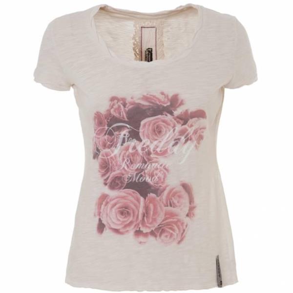 FREDDY  T-SHIRT M/M - PANNA - CODICE F4WAWT2-12