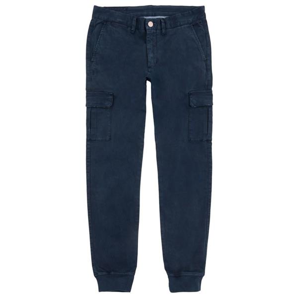 SUN68 PANTALONE MILITARY CUFF - BLU - PT006-07
