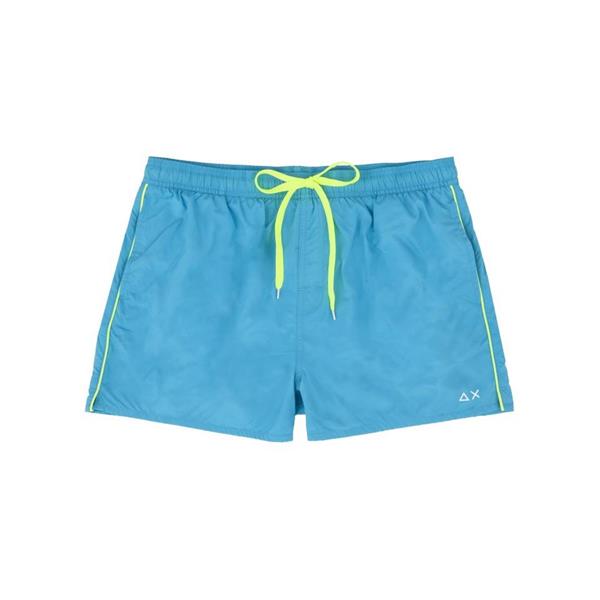 SUN68 BOXER WATER PRINT  -TURCHESE - H19104-65