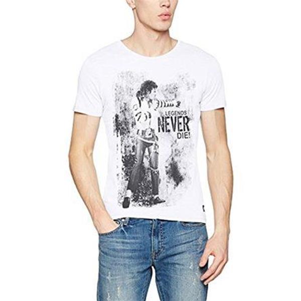 BLEND T-SHIRT M/M - BIANCO - 20703610-70002